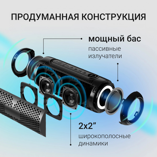 Изображение товара Портативная колонка Digma D-PS1524 (черный)