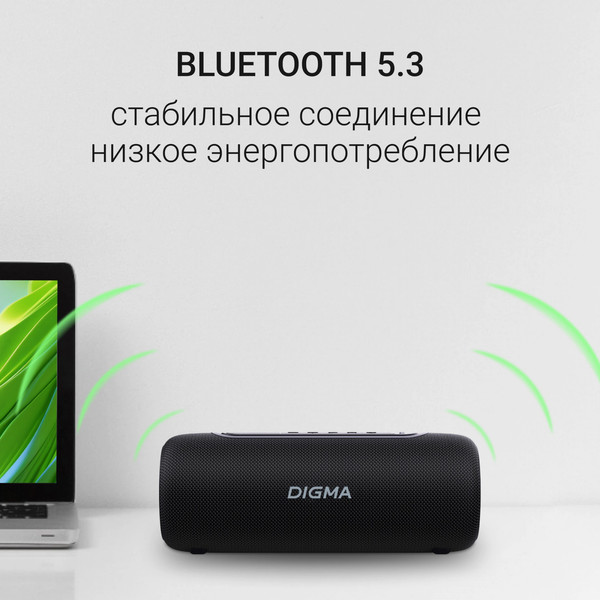 Изображение товара Портативная колонка Digma D-PS1524 (черный)