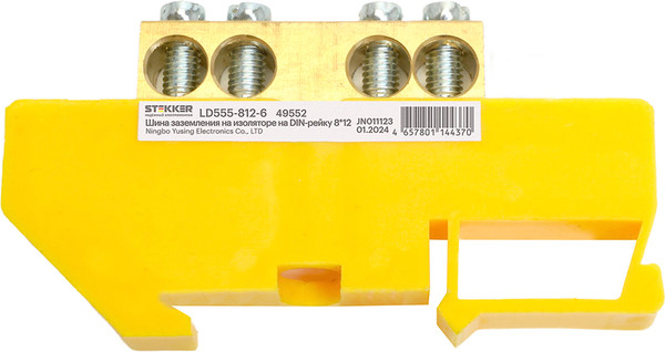 Изображение товара Шина заземления Stekker LD555-812-4 / 49551