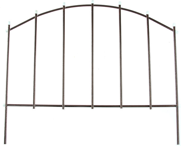 Изображение товара Изгородь декоративная Sima-Land Вертикаль 73x410см 5 секций / 2083035 (бронзовый)