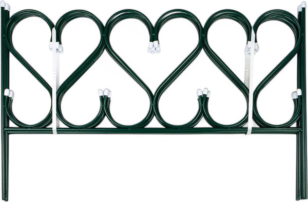 Изображение товара Изгородь декоративная Sima-Land Изящный 58x440см 5 секций / 10874109 (зеленый)