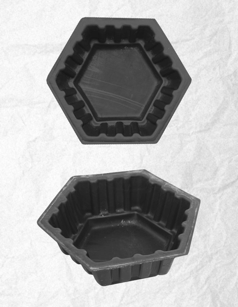 Изображение товара Грядка модульная Polimerlist Малая Шестигранник №10 (черный)