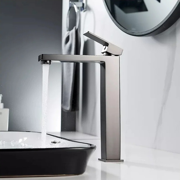 Изображение товара Смеситель Shevanik S9611T (оружейная сталь)