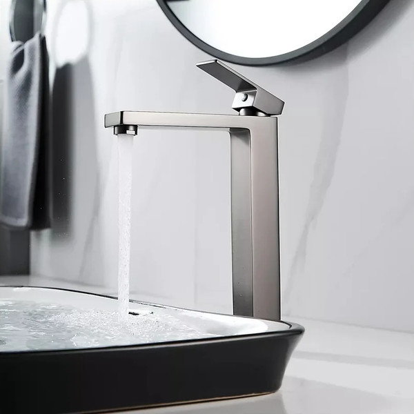 Изображение товара Смеситель Shevanik S9611T (оружейная сталь)