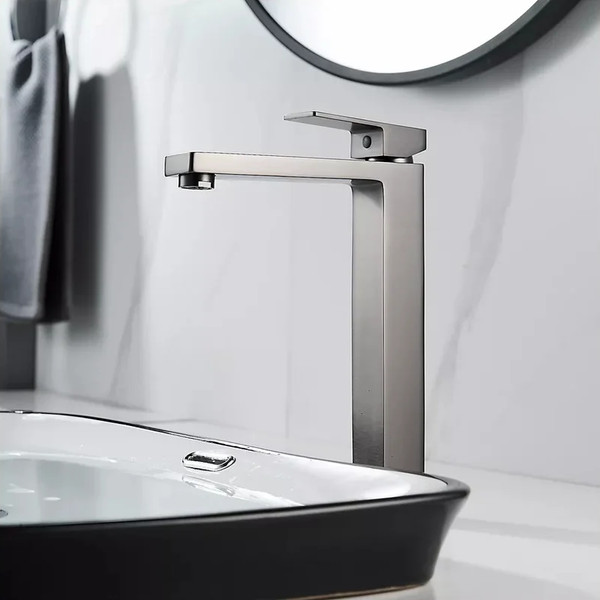 Изображение товара Смеситель Shevanik S9611T (оружейная сталь)