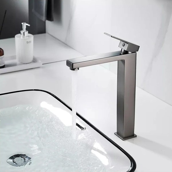 Изображение товара Смеситель Shevanik S9611T (оружейная сталь)