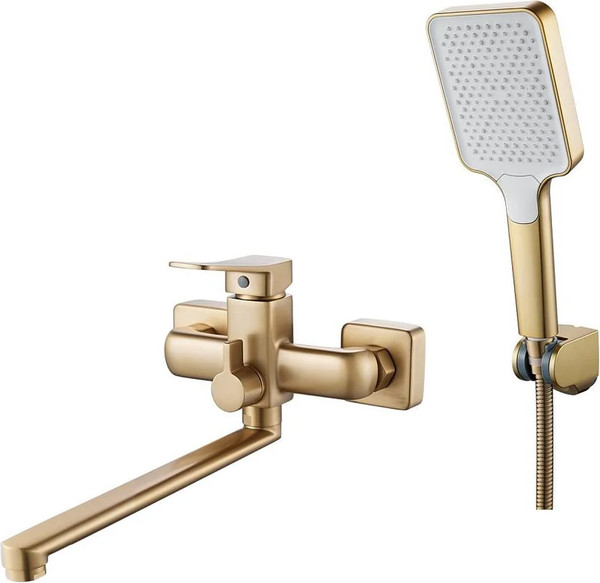 Изображение товара Смеситель Shevanik S9902G (золотой сатин)