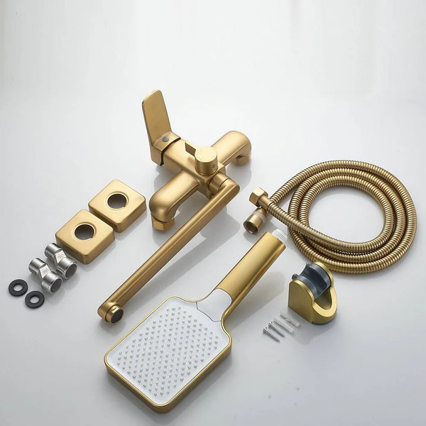 Изображение товара Смеситель Shevanik S9902G (золотой сатин)