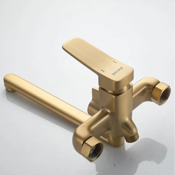 Изображение товара Смеситель Shevanik S9902G (золотой сатин)