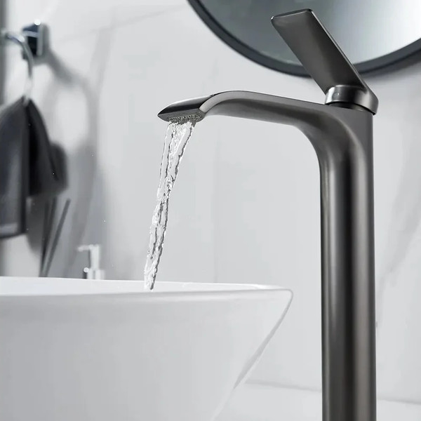 Изображение товара Смеситель Shevanik S4111T (оружейная сталь)