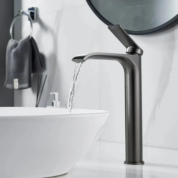 Изображение товара Смеситель Shevanik S4111T (оружейная сталь)