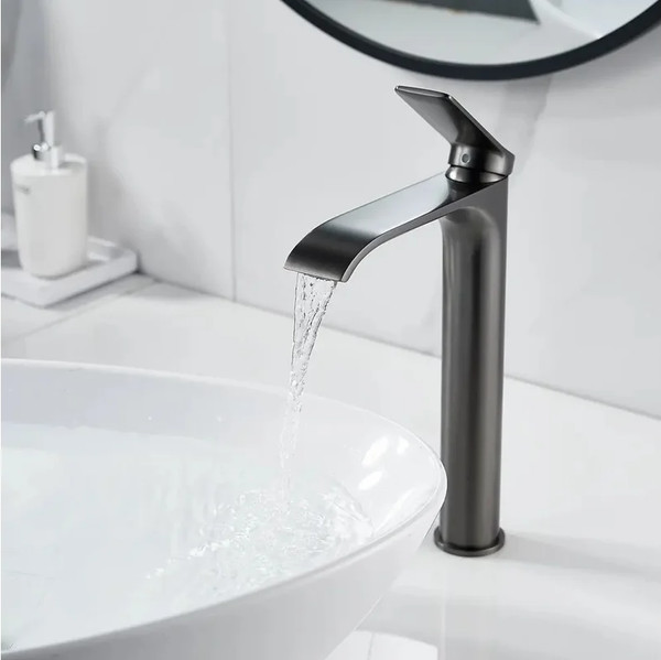 Изображение товара Смеситель Shevanik S4111T (оружейная сталь)