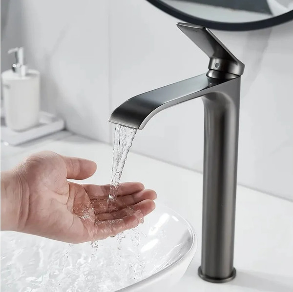 Изображение товара Смеситель Shevanik S4111T (оружейная сталь)