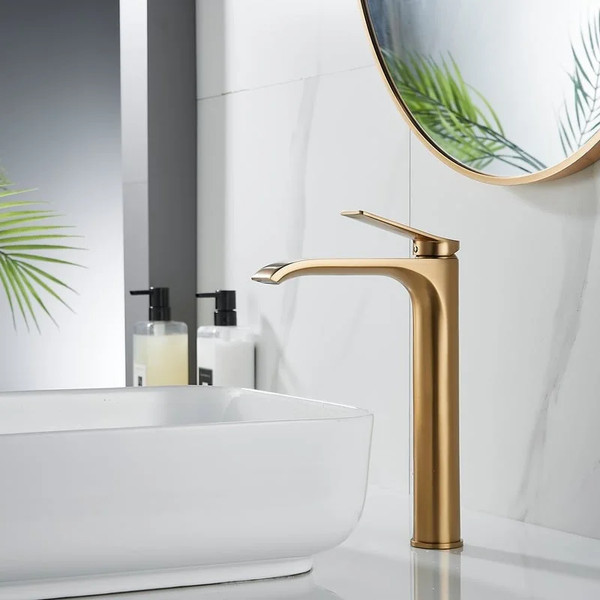 Изображение товара Смеситель Shevanik S4111G (золотой сатин)