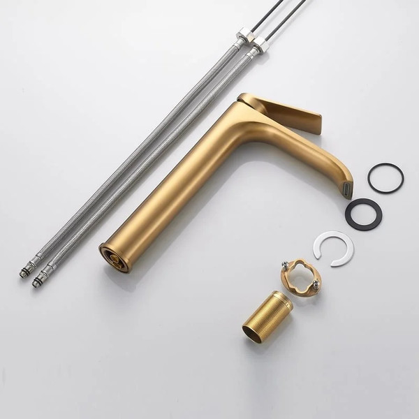 Изображение товара Смеситель Shevanik S4111G (золотой сатин)