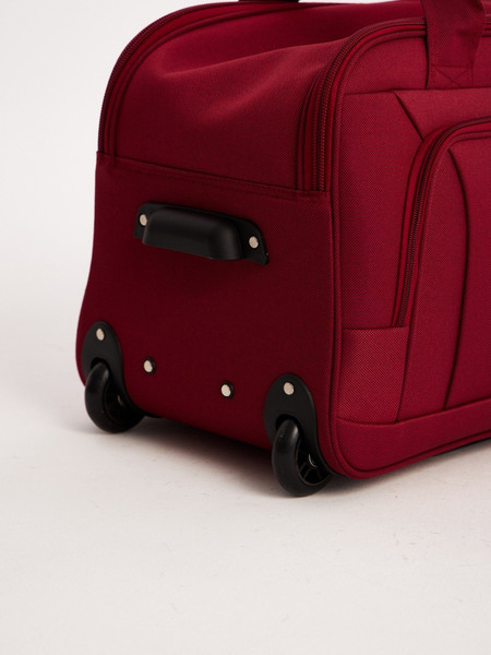 Изображение товара Сумка дорожная L'case Boston (M, бордовый-черный)
