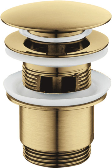 Изображение товара Донный клапан Rose RS01G (золотой сатин)