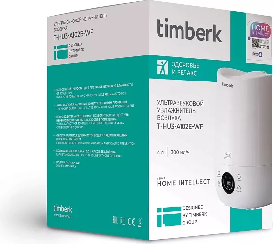 Изображение товара Ультразвуковой увлажнитель воздуха Timberk T-HU3-A102E-WF