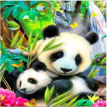 Изображение товара Набор алмазной вышивки Centrum Панды / 87112