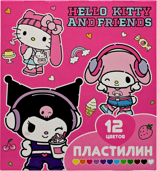 Изображение товара Пластилин Centrum Куроми / 77341 (12цв)