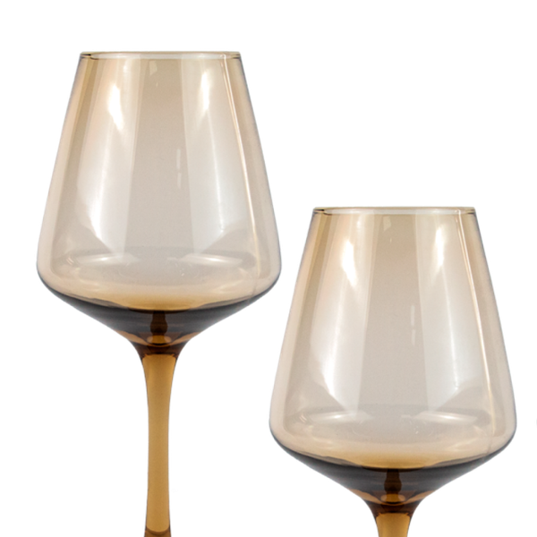 Изображение товара Набор бокалов Mandarin Decor Гармония / DS27G4041-2A (2шт, янтарный)