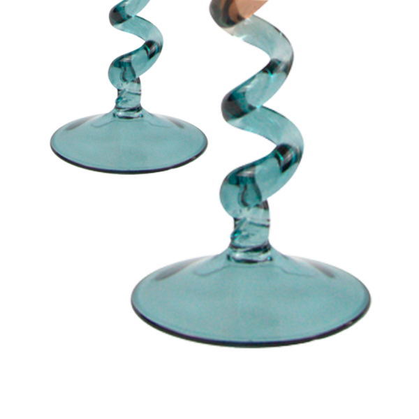 Изображение товара Набор бокалов Mandarin Decor Спираль / DS27G1046-2P (2шт, персиковый)