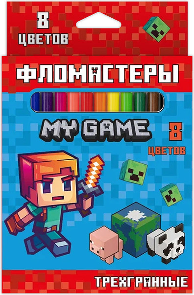 Изображение товара Фломастеры Centrum My game / 77221 (8цв)