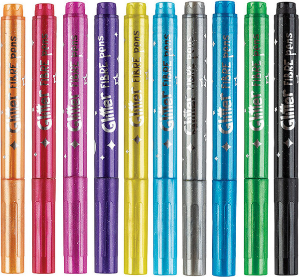 Изображение товара Фломастеры Centrum Glitter jumbo / 81230 (10цв)