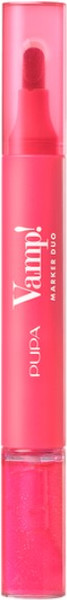 Изображение товара Блеск для губ Pupa Vamp! Marker Duo Lip Marker+Lip Gloss тон 006