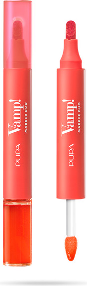Изображение товара Блеск для губ Pupa Vamp! Marker Duo Lip Marker+Lip Gloss тон 007