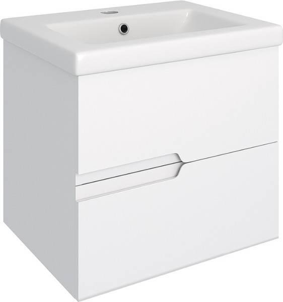 Изображение товара Тумба с умывальником Runo Стокгольм 60 + Como 60 (подвесная)