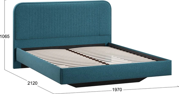 Изображение товара Каркас кровати ТриЯ Тиффани Тип 1 180x200 (микровелюр Jercy Izumrud)