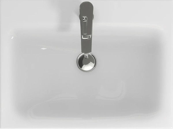 Изображение товара Тумба с умывальником Runo Афина 60 + Moduo 60 (напольная, белый)