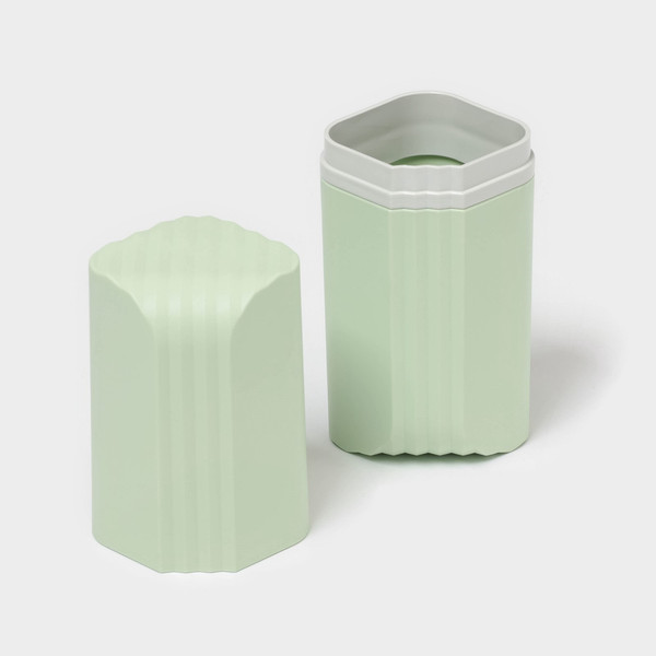 Изображение товара Футляр для зубной щетки Sima-Land Рельеф 10747645 (фисташковый)