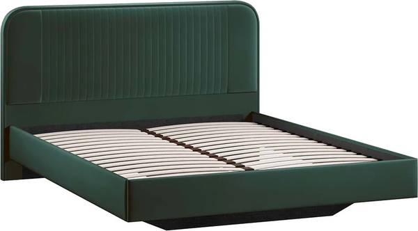 Изображение товара Полуторная кровать ТриЯ Тиффани Тип 1 140x200 (велюр Confetti Deep forest)