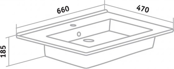 Изображение товара Тумба с умывальником Runo Манхэттен 65 + Оскар 65 (подвесная, серый бетон)