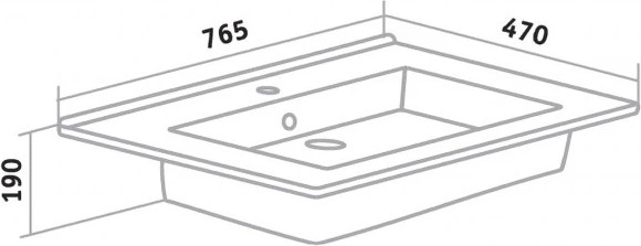 Изображение товара Тумба с умывальником Runo Манхэттен 75 + Оскар 75 (подвесная, серый бетон)