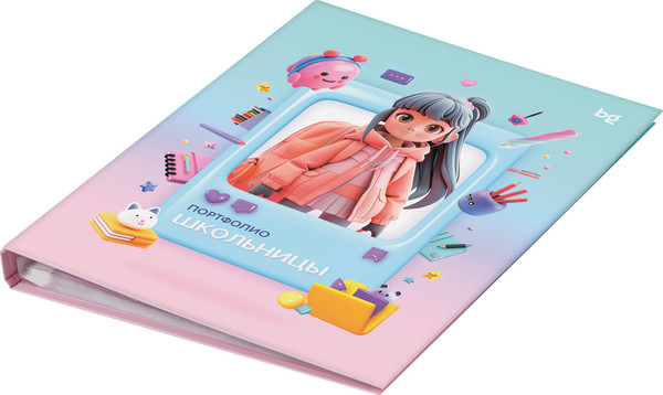 Изображение товара Папка адресная BG Портфолио для школьницы / 368049