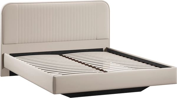 Изображение товара Двуспальная кровать ТриЯ Тиффани Тип 1 180x200 (велюр Confetti Cream)
