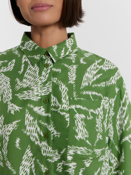 Изображение товара Рубашка Mark Formelle 112855/1 (р.170-96-102, цветы на кактусе)