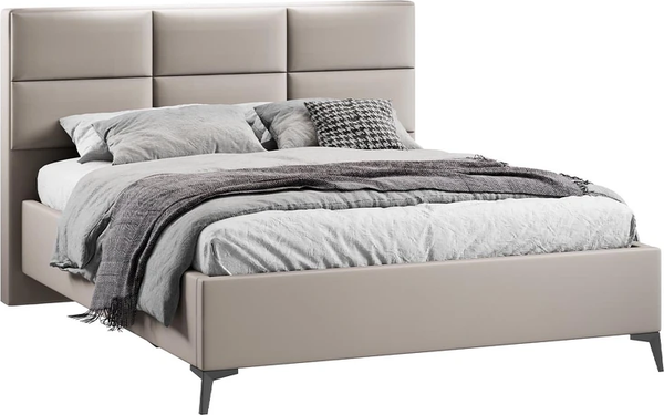 Изображение товара Каркас кровати ТриЯ Делана Тип 1 160x200 (велюр Confetti Smoke)