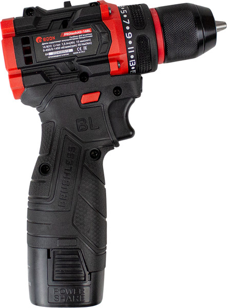 Изображение товара Аккумуляторная дрель-шуруповерт Edon Protech AD-16BL