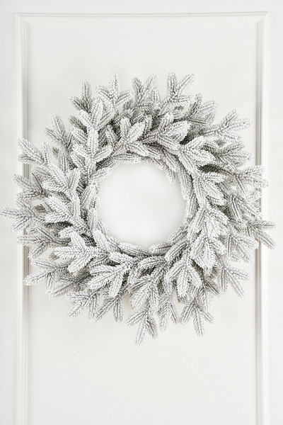 Изображение товара Венок Max Christmas Рождественский Заснеженный Версальский / ВВРЗ 70 (0.7м)