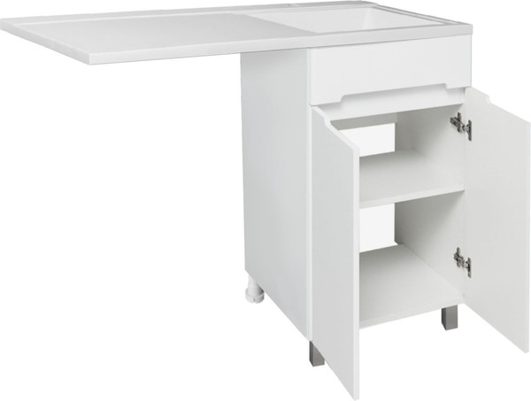 Изображение товара Тумба с умывальником Runo Парма 60 + Гамма 120 лайт с левым крылом (напольная)