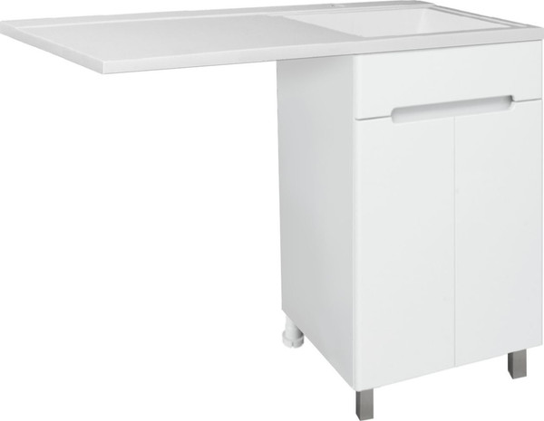 Изображение товара Тумба с умывальником Runo Парма 60 + Гамма 120 лайт с левым крылом (напольная)