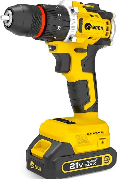 Изображение товара Аккумуляторная дрель-шуруповерт Edon Super AD-21PBL