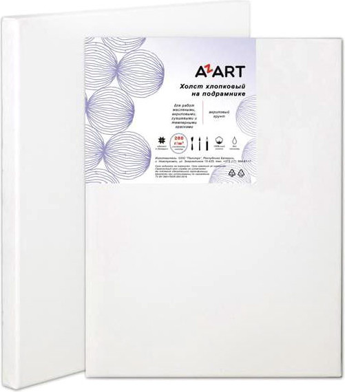 Изображение товара Холст для рисования Azart 15x21см / AZ421521 (хлопок)