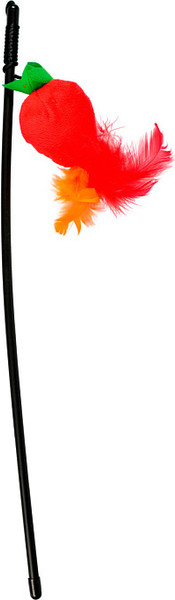 Изображение товара Игрушка для кошек Mr. Kranch Клубничка с кошачьей мятой и перышками / MKR178605