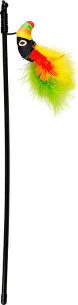 Изображение товара Игрушка для кошек Mr. Kranch Тукан с кошачьей мятой и перышками / MKR178636 (зеленый)