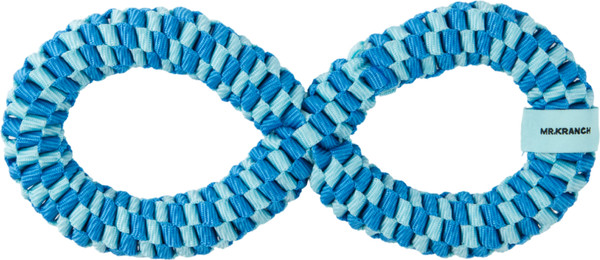 Изображение товара Тренировочный снаряд для животных Mr. Kranch Плетеное кольцо восьмерка / MKR542212 (голубой)
